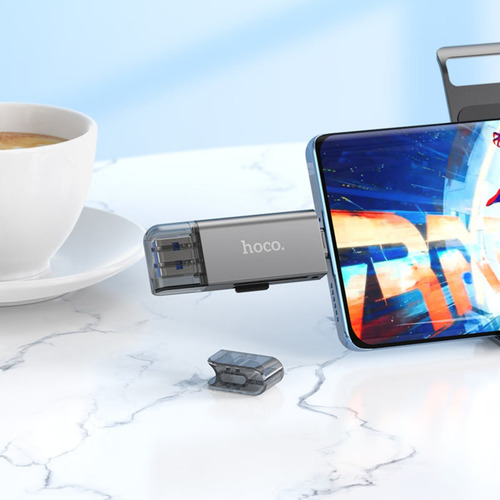 Hoco.® Hb39 Lector De Tarjetas Usb-c/a 3.0 | Sd/tf 5gbps