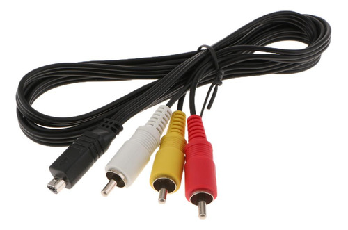 Cable De Vídeo Av A/v Tv 3rca Para Sony Dcr-sr85 Dcr-sr85e