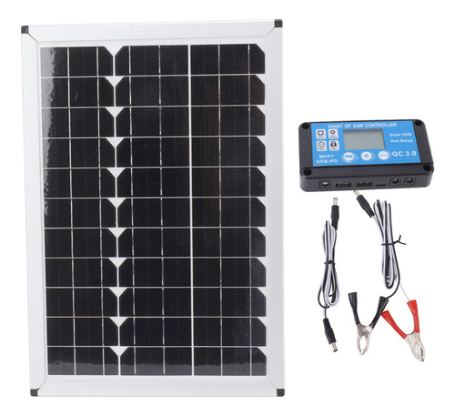 Kit De Panel Solar, Módulo Monocristalino De 100 W, Resisten