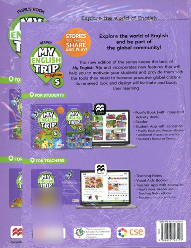 Imagen 1 de 1 de My English Trip Starter 2/ed.- Student's Book + Reader Pack