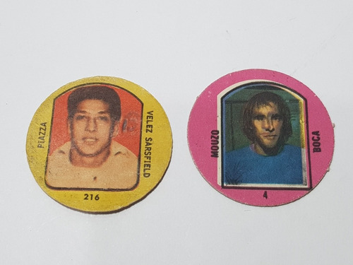 Imagen 1 de 4 de Antiguas Figuritas Campeones 1976 Boca Vélez Lote Mag 58317