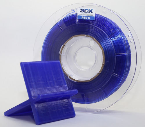 Imagem 4 de 4 de Filamento Petg 1,75 Mm | 500g | Azul Translucido