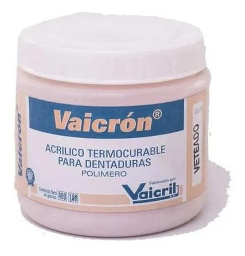 Vaicron Polimero Termocurable X 1kg Vaicril - Rosado