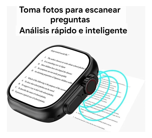 Smartwatch Microwear Ultra3 Ai 5g Cámara Y Chip Físico.nuevo Negro Cuero Marrón Claro Blanco