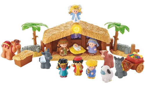 Fisher Price Figuras Nacimiento Historia De Navidad  