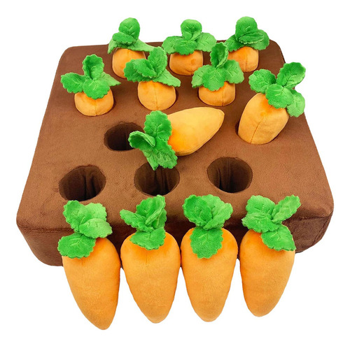 . Zanahoria De Jardín De Peluche For Perros, Gatos,