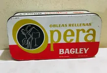 Comprar Antigua Lata Galletitas Opera - Bagley - Vacia - Lata Opera