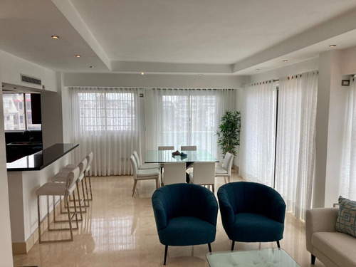 Imagen 2 de 17 de Apartamento En Alquiler Amoblado En Piantini 2 Habiataciones + Estudio