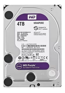 Disco Duro De 4tb Teras Wd Western Purpura Dvr