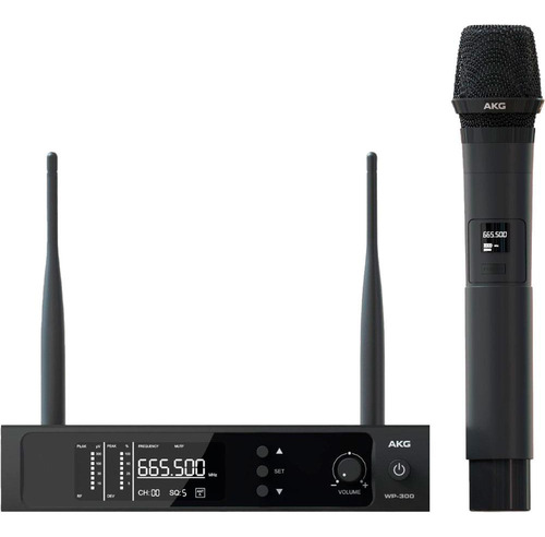 Microfone Sem Fio Bastão Akg Wp300 Vocal