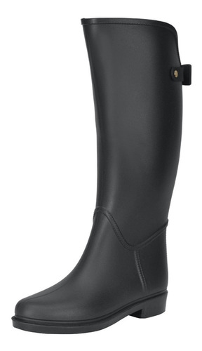 Botas Lluvia Mujer Golden Bowtie Bottplie - Negro