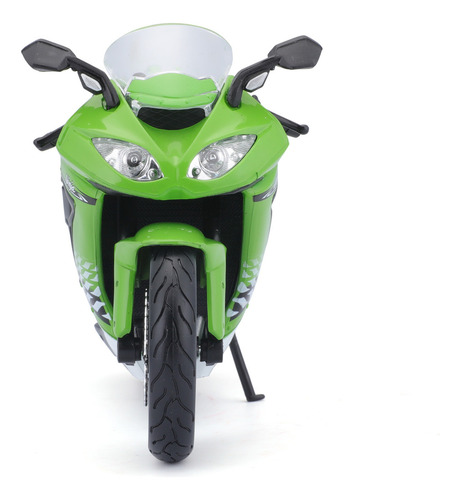 Maisto Motocicleta Mc Kawasaki Ninja Zx 10r A Escala 1:12 Color Verde