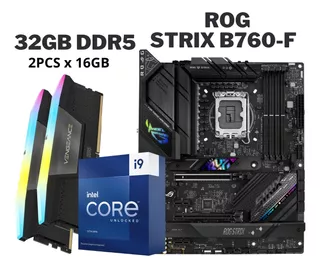 Kit Asus Rog Strix B760-f Intel I7 13900k 32gb 6000mhz Rgb