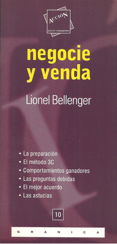 Libro Fisico Negocie Y Venda (nuevo) / Lionel Bellenger