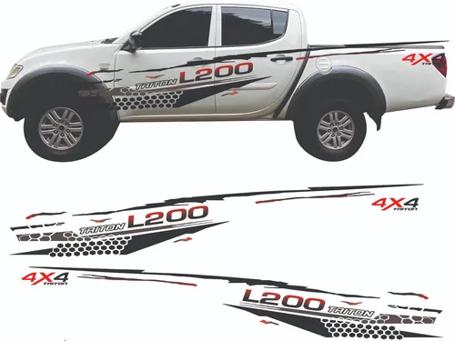 Calcomanías Mitsubishi Sportero L200 Triton 4x4 X 4 Unidades