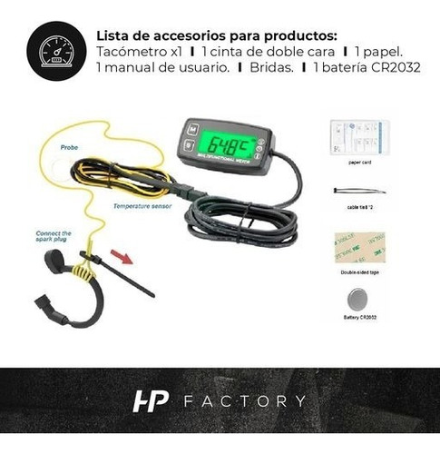 Imagen 3 de 10 de Cuenta Horas Motor Tacómetro Rpm Cuatri Atv Moto