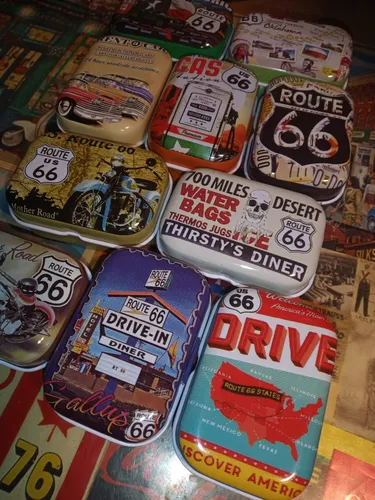 Latas Recuerdo De La Ruta 66 Eeuu // Nuevo //belgrano