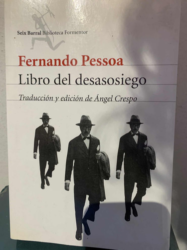 Libro Del Desasosiego Fernando Pessoa · Seix Barral