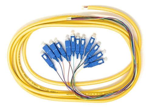Ultra Spec Cables Coleta De Fibra Sc-upc De 12 Hebras, Monom