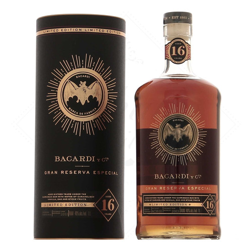 Ron Bacardi 16 Años 40% 1 Lt