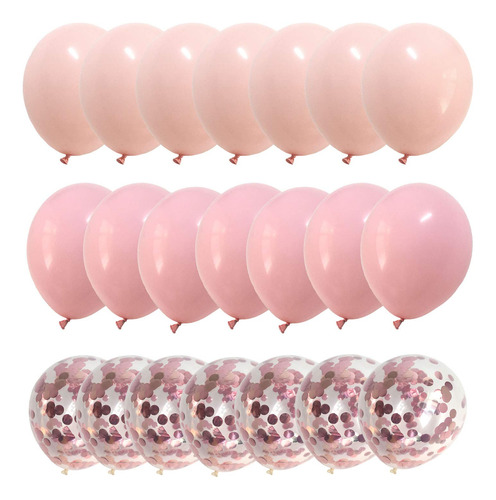 Blush Pink Globos Pastel Y Rose Gold Ralloons For Baby Showe