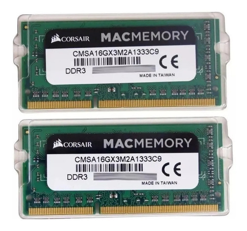 Memória Ram 16gb 2x8gb 1333corsair Macbook Mini Pro Mid Mac