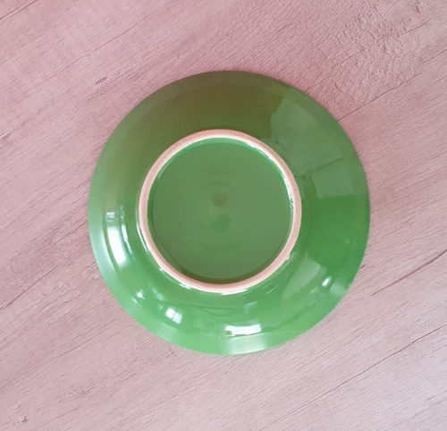 Plato Cerámica Verde (Usado)