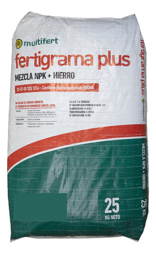 Fertilizante Para Grama Bahiana X 25 Kg 1700 Mts2 Con Envío