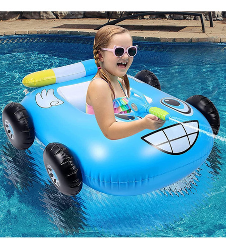 Inflable De Piscina Para Niños Juguete De Alberca,lanzador Color Azul