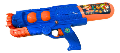 Lanzador Agua Paw Patrol Triple Tanque 40 Cm Largo