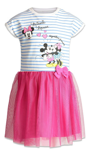 Disney - Vestido De Tul De Minnie Mouse Para Niñas O Infan.