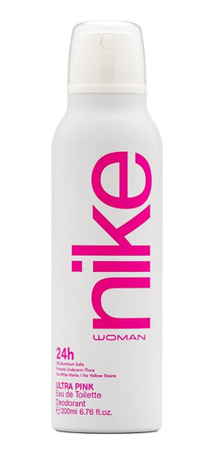 Desodorante Nike Ultra Pink Woman Edt Spray 200 Ml Mujer