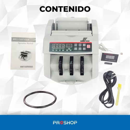 Contadora y detector de billetes bill counter we-186. - Tiendita Firestar