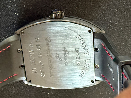 Franck Muller Vanguard Carbono Suizo Rojo