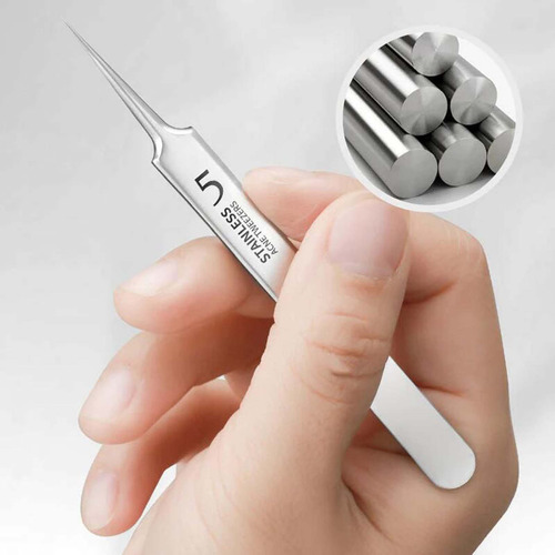 Pinzas Eliminadoras De Puntos Negros Ff Facial De Acero Inox