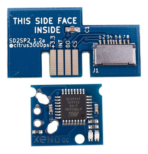 Lector Tarjeta Repuesto Chip Xeno Mod Para Ngc Azul