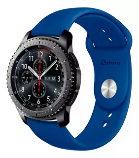 Correa Compatible Samsung Galaxy Gear S3 Classic Azul Br 22m