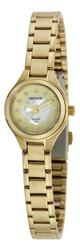 Relógio Seculus Feminino 44049lpsvda1 Social Mini Dourado