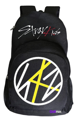 Mochila Stray Kids K - Pop 20 Litros Negra Grafimax