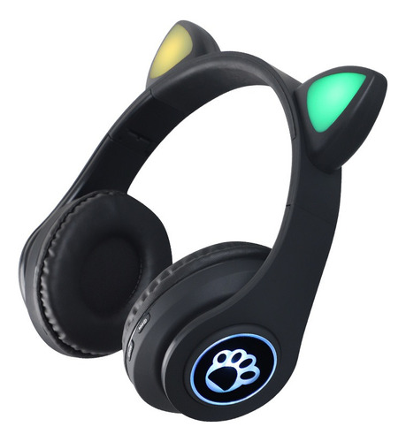 Auricular Headphones Bt Cat Negro Soy Gamer