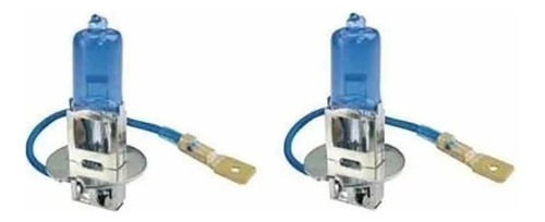 Par Lâmpadas H3 Halógena 55w 12v Original Gauss 3200k Pk22s