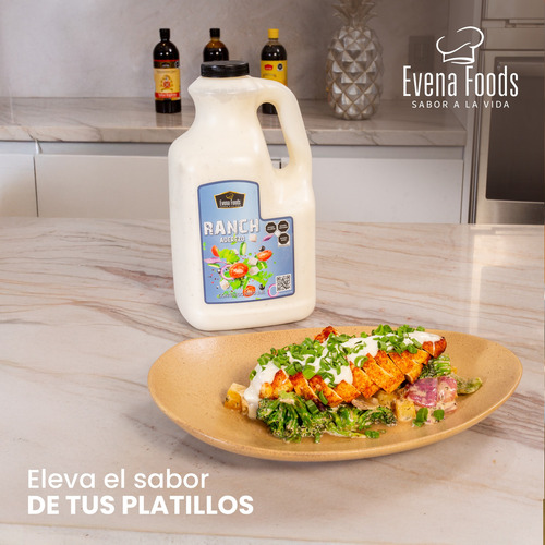 Aderezo Ranch Cremoso 3.8l Perfecto Para Ensaladas Y Dips