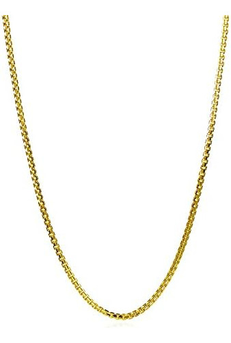 Sisgem Cadena De Eslabones De Oro Amarillo De 10 Quilates De