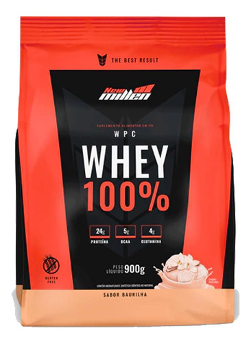 Whey 100% Baunilha Stand Pouche 900g