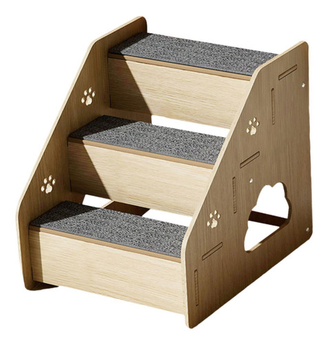 Escaleras De Madera Para Perros Con Escalera Para 3 Pasos