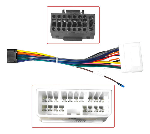 Adaptador De Arnés De Cableado De 16 Pines Para Radio De Coc