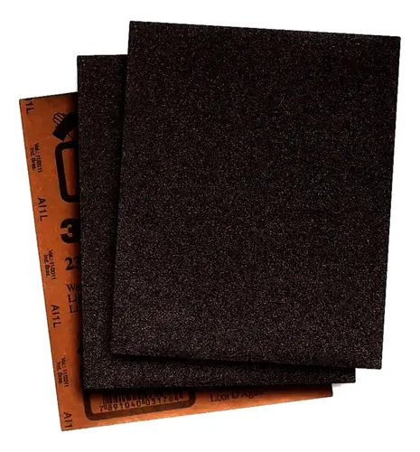 Lija Al Agua 3m Grano Nº 80 Pack X 50 Unidades