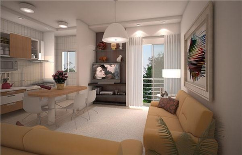 Imagem 3 de 7 de Apartamento Cambuci 2 Dormitórios 1 Suíte - Ap0970