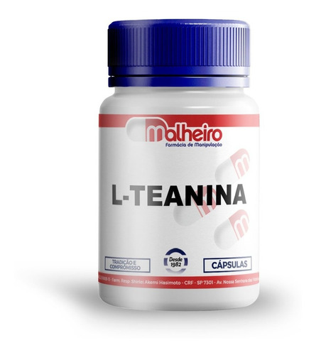 L-teanina 200mg 60 Cápsulas - L-theanine