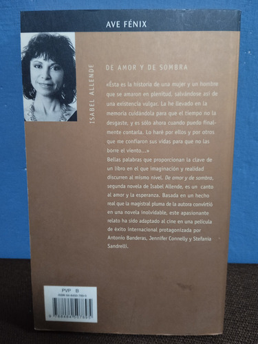 De Amor Y De Sombra (Usado)
